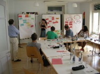 During the three day course leadership topics were presented...
