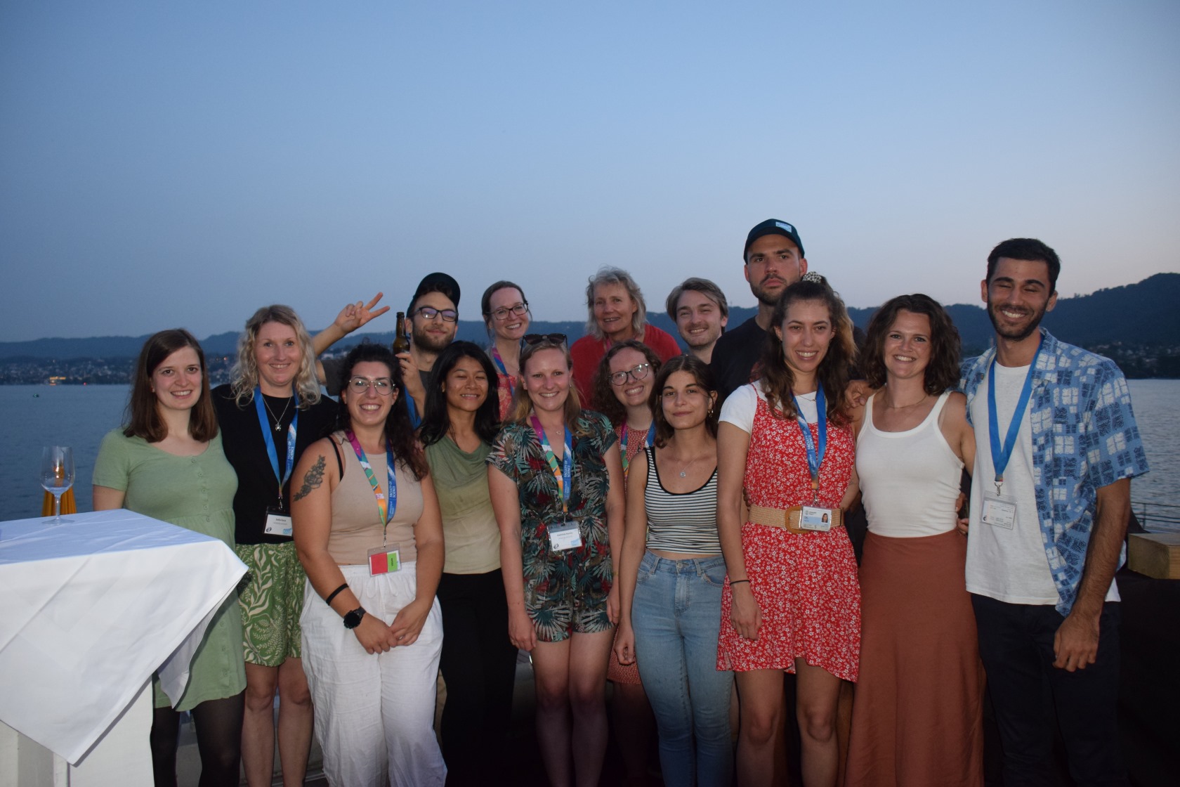 Animal Behaviour Group at Conference Dinner (Picture: Santana Schneider)